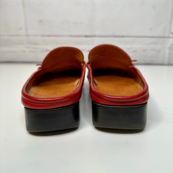 Cole Haan Country Red Leather Slip On Loafers size 8 - Picture 7 of 8